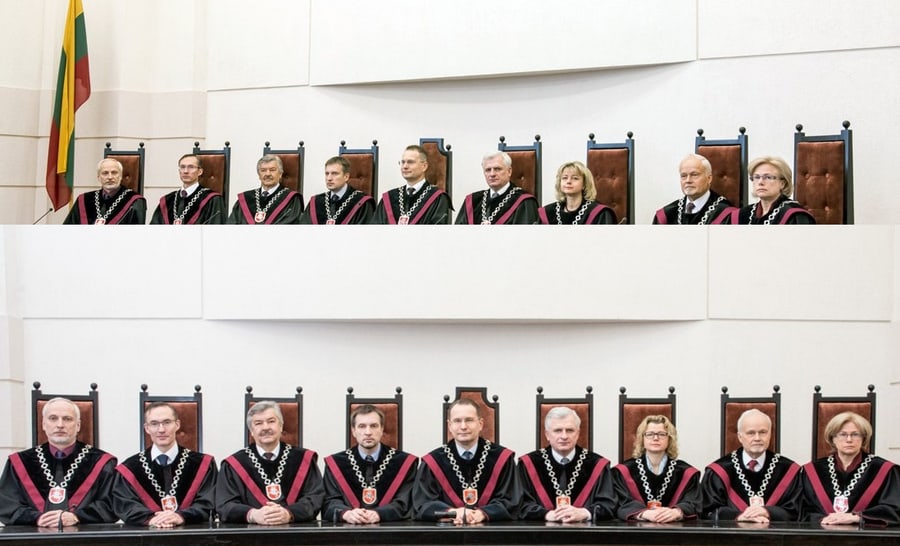 Konstitucinio teismo teisėjai. Nuotr. lrkt.lt