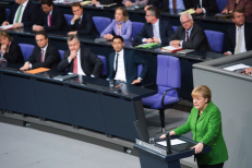 A. Merkel kritikuoja Rusijos spaudimą Ukrainai ir Moldovai. EPA-Eltos nuotr.