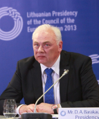Vidaus reikalų ministras Dailis Alfonsas Barakauskas. Martyno Ambrazo (ELTA) nuotr.