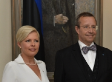 Estijos prezidentas Toomas Hendrikas Ilvesas su žmona Evelin Ilves. Nuotr. iš „president.ee“