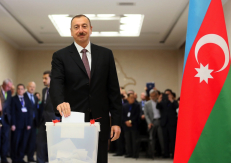 Azerbaidžano vadovas Ilhamas Alijevas. EPA-Eltos nuotr.