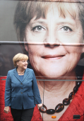 Vokietija ruošiasi sekmadienį vyksiantiems parlamento rinkimams. EPA-ELTA nuotr.