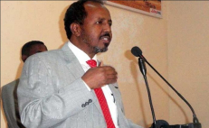 Somalio prezidentas Hasanas Šeichas Mohamudas. Newstimeafrica.com nuotr.
