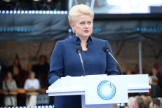 Prezidentė D. Grybauskaitė. Džojos Barysaitės (ELTA) nuotr.