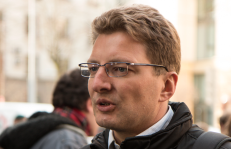 Lietuvos žurnalistų sąjungos lyderis D. Radzevičius. Nuotr. E.eu