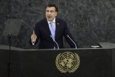 Gruzijos prezidentas Michailas Saakašvilis. EPA-ELTA nuotr.