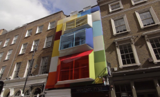 19 Greek Street galerijos fasadas Londone