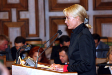 Buvusi Latvijos kultūros ministrė, parlamento narė Inguna Rībena. Nuotr. iš ingunaribena.lv.