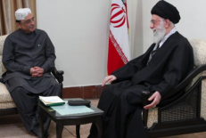 Pakistano prezidentas Asif Ali Zardari ir Irano Islamo Revoliucijos Vadovas Ayatollah Seyyed Ali Khamenei
