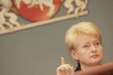 Dabartinė prezidentė D. Grybauskaitė atsisakė liudyti. Eltos nuotr.