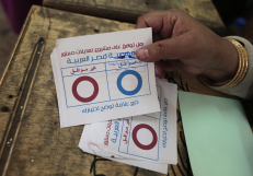 Egipte vyko referendumas dėl Konstitucijos. EPA-Eltos nuotr.
