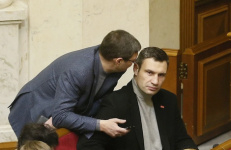 Vienas Ukrainos opozicijos lyderių Vitalijus Klyčko. EPA-Eltos nuotr.