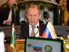 Rusijos užsienio reikalų ministras Sergejus Lavrovas. EPA-Eltos nuotr.