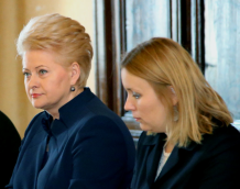 D. Grybauskaitė ir J. Neliupšienė. Nuotr. iš „lrp.lt“