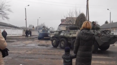 Ukrainos kariai išvažiuoja iš Lvovo 