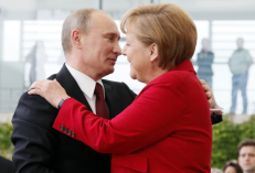 A. Merkel ir V. Putinas. Nuotr. sueddeutsche.de