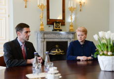 G. Grinos susitikimas su D. Grybauskaite kovo 12 d. Nuotr. R. Dačkaus iš president.lt 