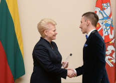 D. Grybauskaitė: inovacijos ir kūrybiškumas – Lietuvos konkurencinis pranašumas. Roberto Dačkaus (ELTA) nuotr.