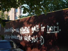 Grafitis Vilniuje. bbzn.lt nuotr.