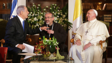 Benjaminas Netanyahu ir popiežius Pranciškus