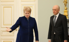 S. Urbanavičius pas prezidentę. Nuotr. prezidentas.lt