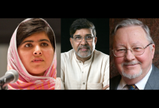 Malala Yousafzai, Kailash Satyarthi, Vytautas Landsbergis