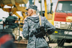 Prie kelto per Jenisejų. Nuotr. Zigmo Pakštaičio