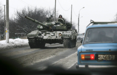Prorusiški separatistai Donbase. Nuotr. Reuters