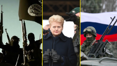 Du teroristinius darinius – Islamo valstybę ir Rusiją – Vyriausioji Lietuvos ginkluotųjų pajėgų vadė D. Grybauskaitė galimai siekia nukreipti vieną prieš kitą kaktomuša.