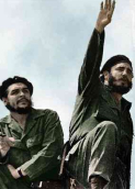 Kubos revoliucijos lyderiai Če Gevara (Che Guevara, kairėje) ir Fidelis Kastro (Fidel Castro).