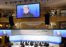 D. Grybauskaitė Miuncheno saugumo konferencijoje.