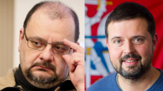 Politikos mokslininkai A. Bačiulis ir N. Maliukevičius. Nuotr. facebook.com