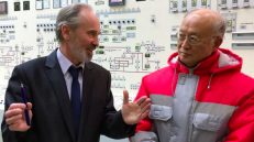 Tarptautinės atominės energetikos asociacijos generalinis direktorius Yukiya Amano aplankė mokymo centrą Ostrovece, kur Baltarusija stato savo pirmąją atominę elektrinę.