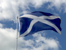 Škotijos vėliava. 