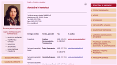 Žurnalistų etikos inspektoriaus tarnybos internetinio portalo fragmentas.