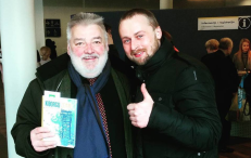 Garsus interaktyvių istorinių projektų kūrėjas Alfredas Bumblaukas (kairėje). Nuotr. facebook.com