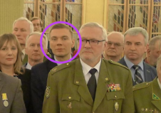 M. Puidokas (violetiniame apskritime). Nuotr. facebook.com