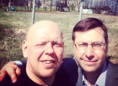 Liberalas G. Steponavičius (dešinėje). Nuotr. facebook.com