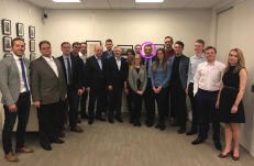 M. Puidokas (galvutė apibraukta violetiniu apskritimu). Nuotr. facebook.com