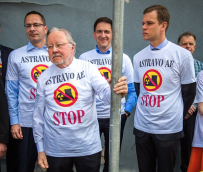 2016 m. Seimo rinkimų reklaminės kampanijos akimirka. Nuotr. facebook.com