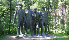 Grūto parko fragmentas. Nuotr. grutoparkas.lt