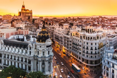 Ispanijos sostinė Madridas.