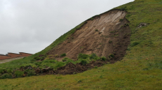 Vėl pavažiavo Gedimino kalnas. Nuotr. facebook.com