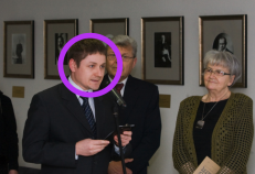 R. Rudaitis (galvutė apibraukta violetiniu apskritimu). Nuotr. lrs.lt