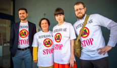 Akimirka iš 2016 m. konservatorių kovos, siekiant laimėti Seimo rinkimus. Nuotr. facebook.com