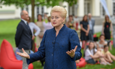 Prezidentė Dalia Grybauskaitė jau yra iš anksto pranešusi, kad parlamentinio tyrimo išvados teisinių pasekmių neturės, o tos išvados naudingas valdantiesiems, kurie norėjo pademonstruoti kokie visi blogi, o jie geri. Nuotr. prezidentas.lt