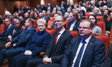 Šventės akimirka. Nuotr. prezidentas.lt