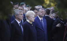 S. Skvernelis (dešinėje). Nuotr. facebook.com