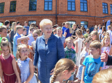 Prezidentė Dalia Grybauskaitė.