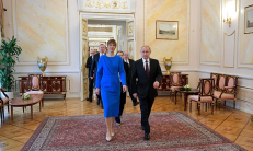 Estijos ir Rusijos lyderių susitikimo akimirka. Nuotr. kremlin.ru